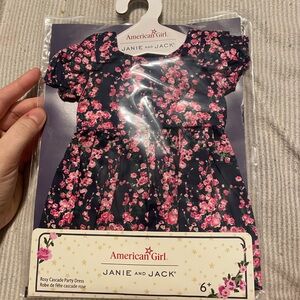 New American Girl Janie and Jack Rosy Cascade Dress